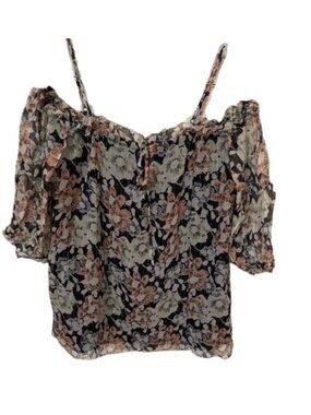 The Kooples Wanted Off the Shoulder Silk Top